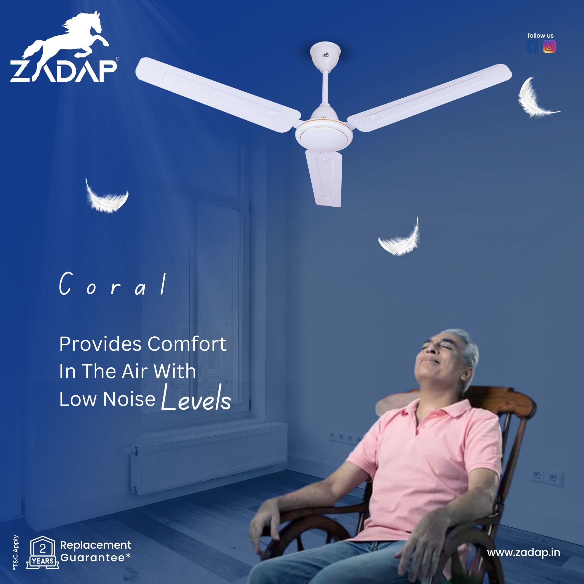 Ceiling Fan - CORAL