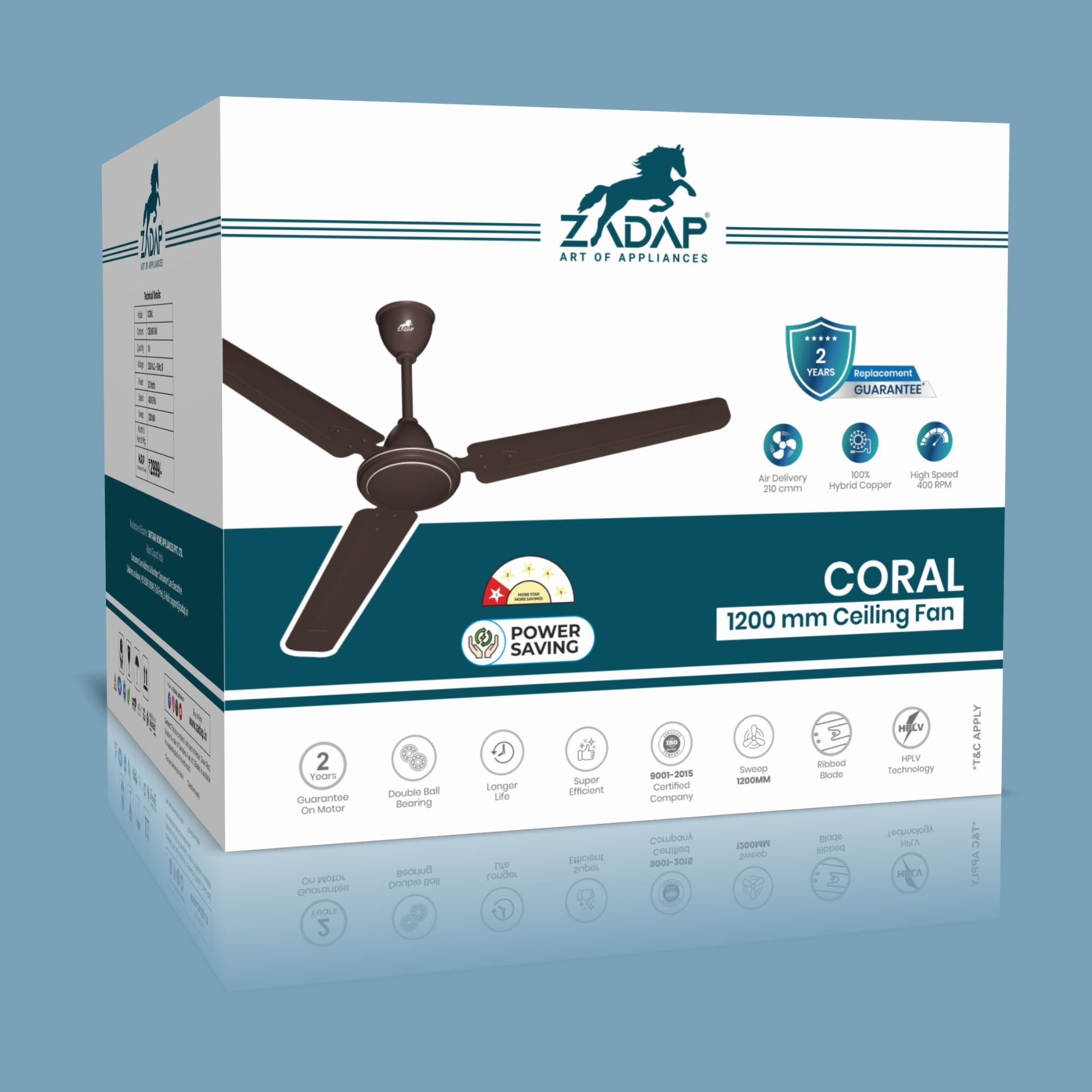 Ceiling Fan - CORAL