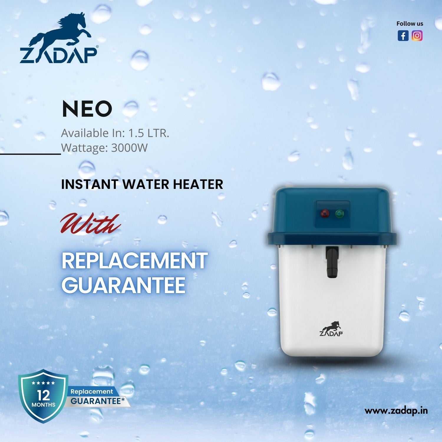 Portable Instant Water Heater - Neo