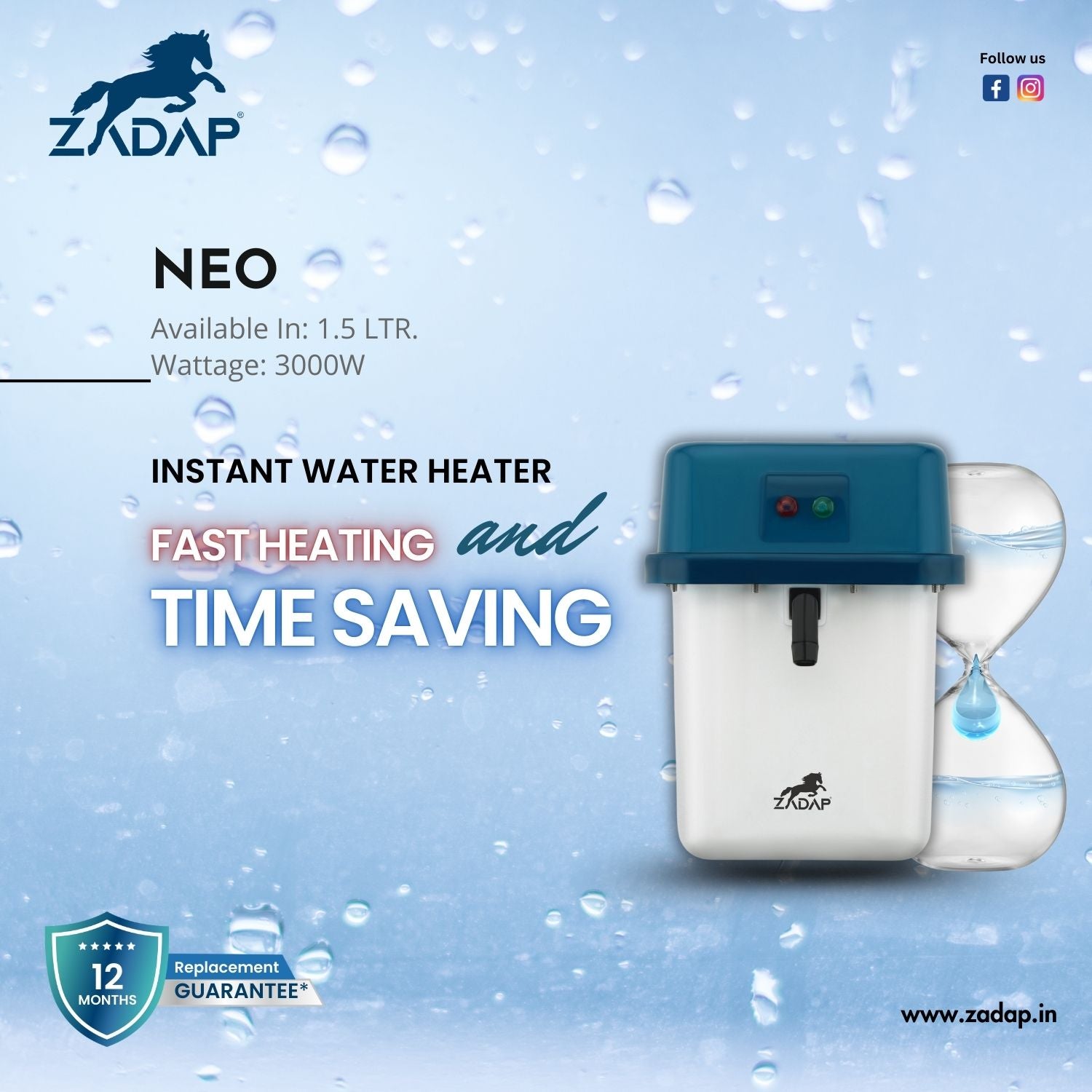 Portable Instant Water Heater - Neo