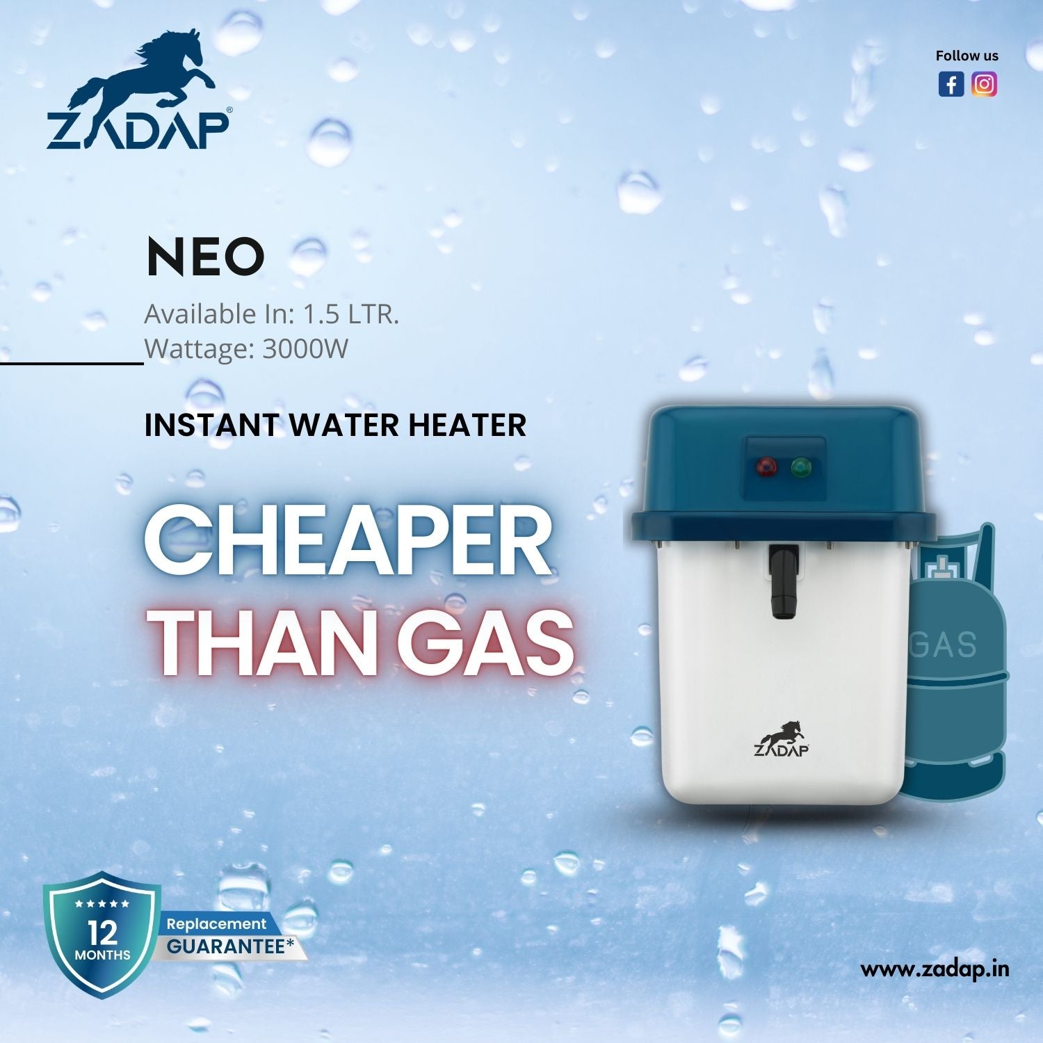 Portable Instant Water Heater - Neo