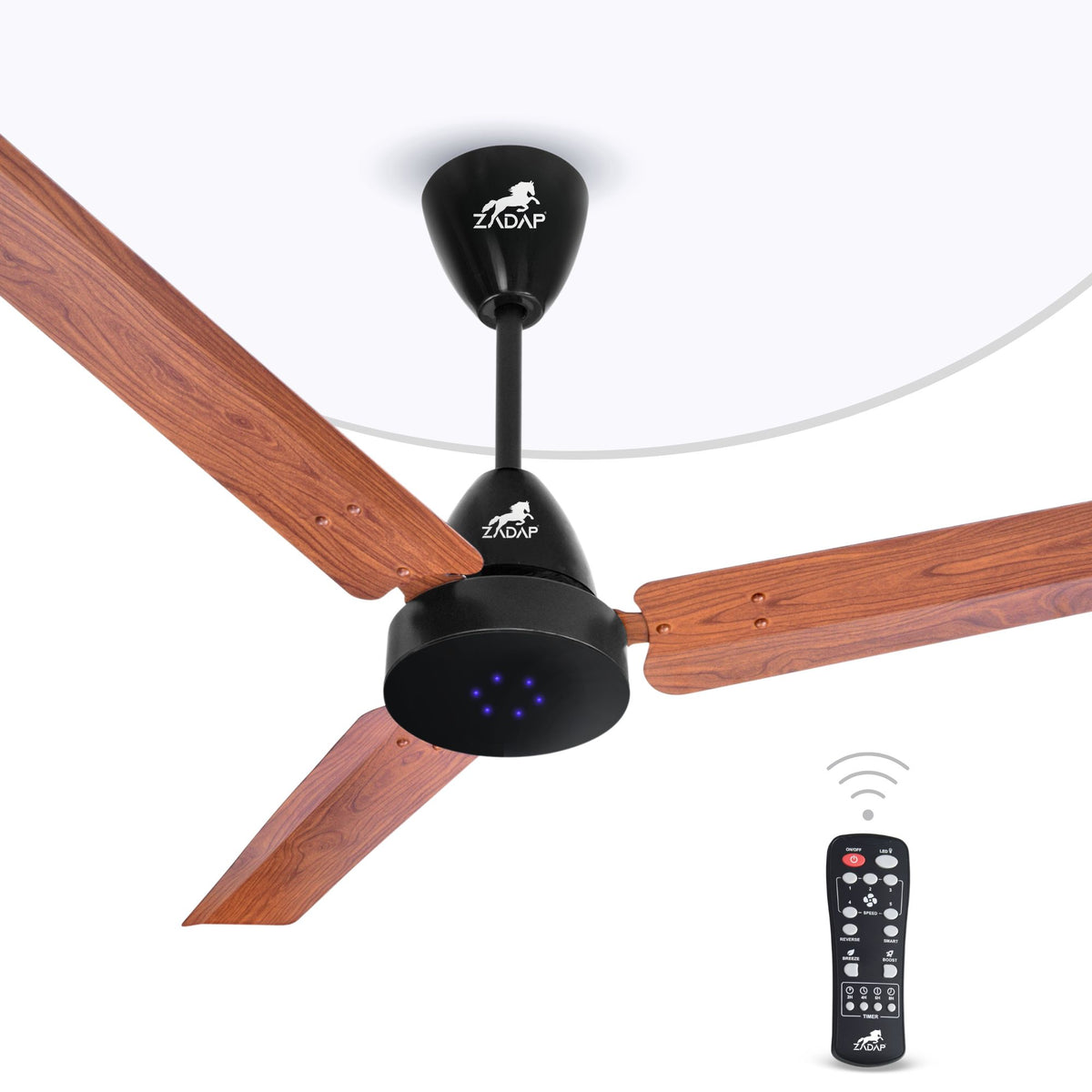 Zadap Strom BLDC Ceiling Fan with LED Lights | 28W Energy Saving | IR Remote | 900mm & 1200mm
