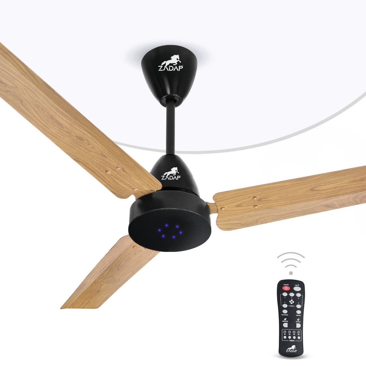 Zadap Strom BLDC Ceiling Fan with LED Lights | 28W Energy Saving | IR Remote | 900mm & 1200mm