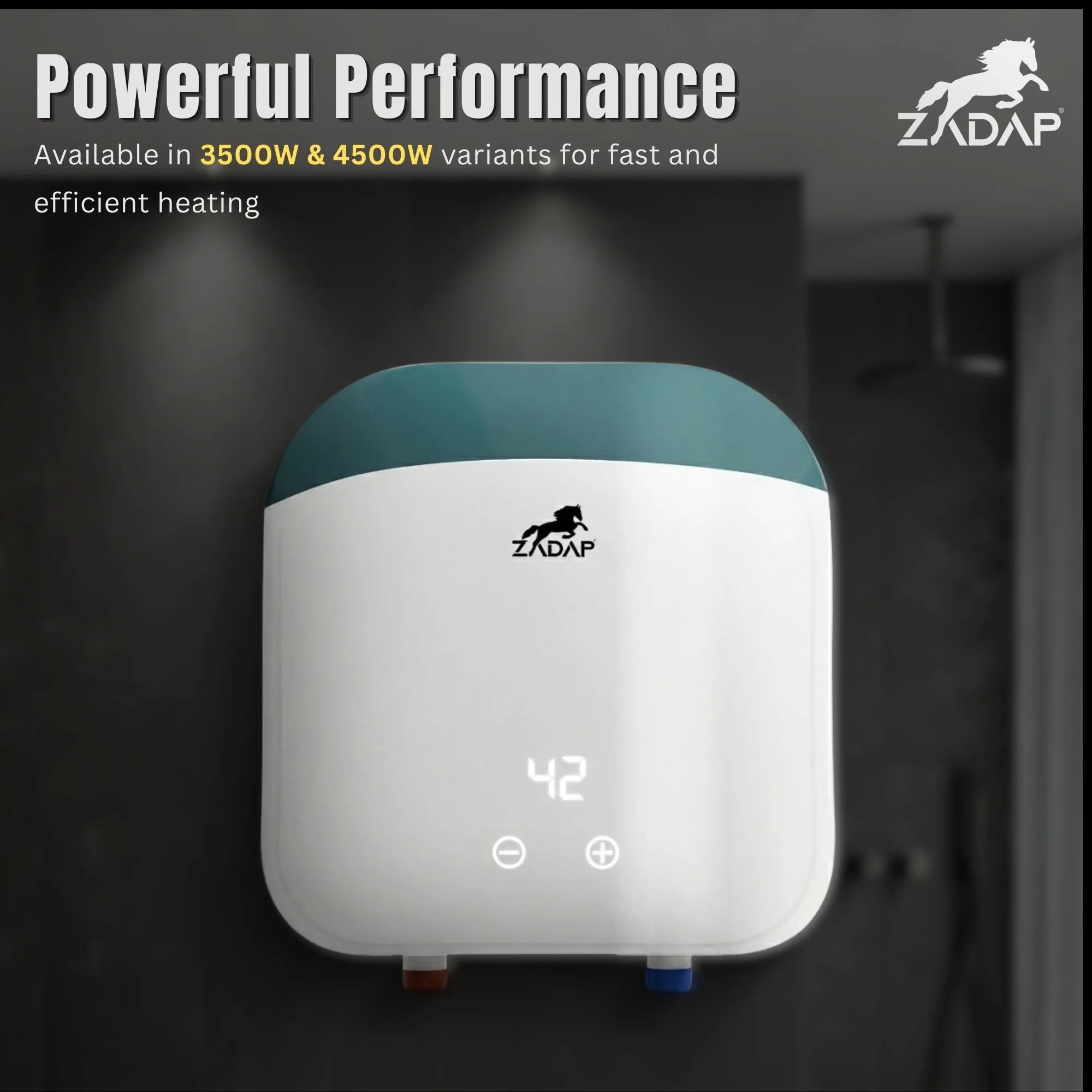ZADAP Get Set Go Digital Tankless Water Heater | Instant Hot Water | IFH Technology™