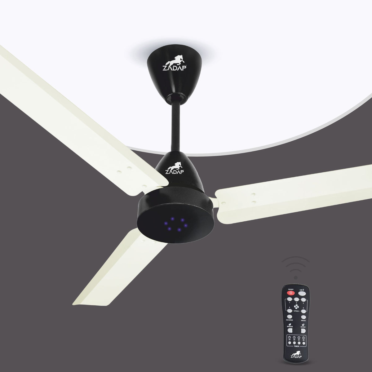 Zadap Strom BLDC Ceiling Fan with LED Lights | 28W Energy Saving | IR Remote | 900mm & 1200mm
