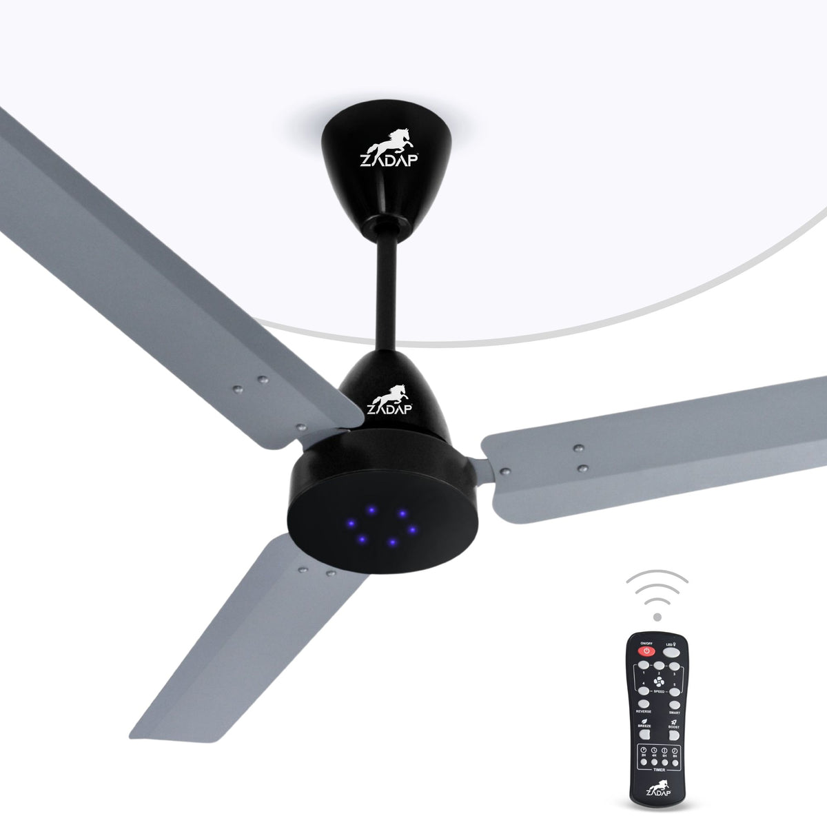 Zadap Strom BLDC Ceiling Fan with LED Lights | 28W Energy Saving | IR Remote | 900mm & 1200mm