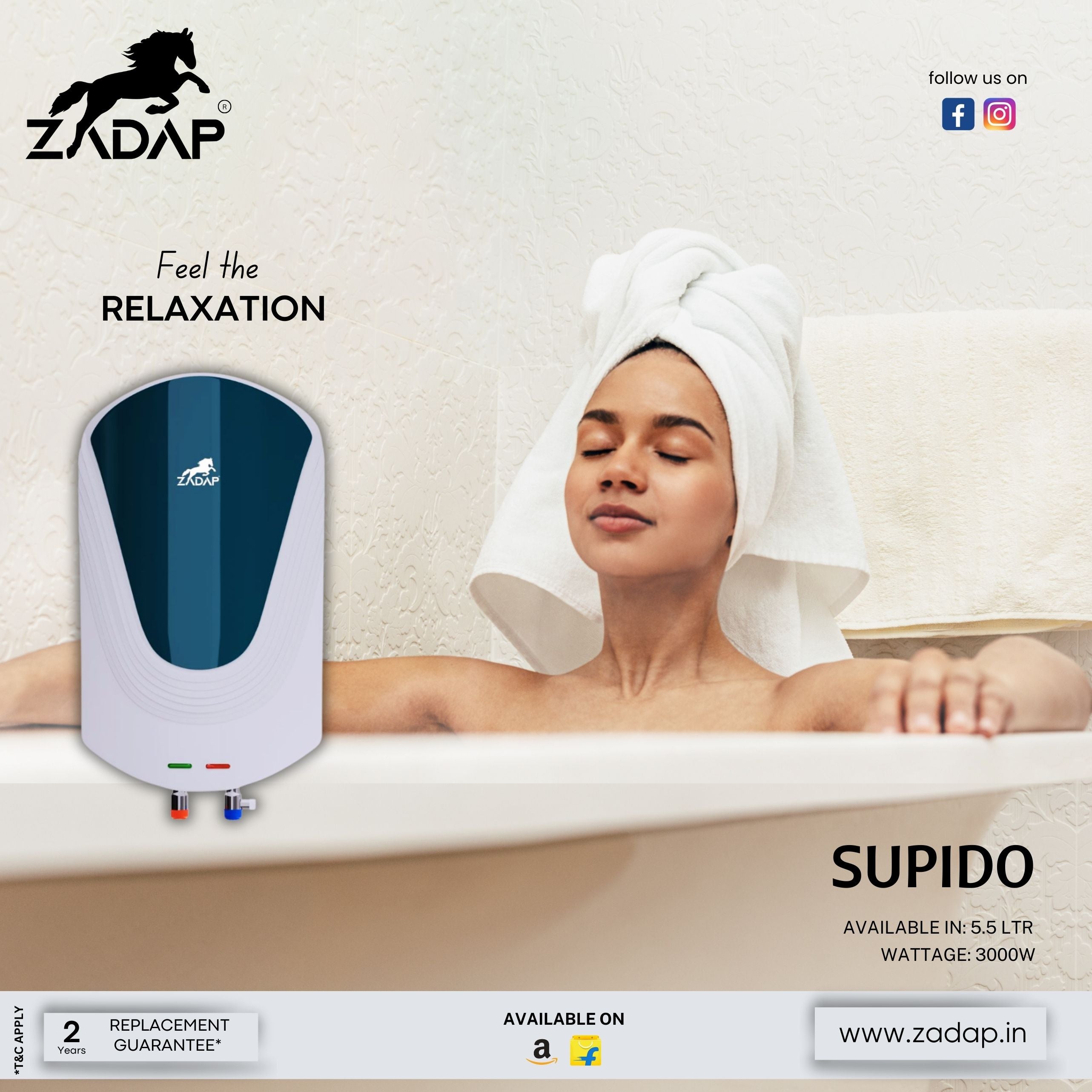 Instant Water Heater - Supido(5.5L)