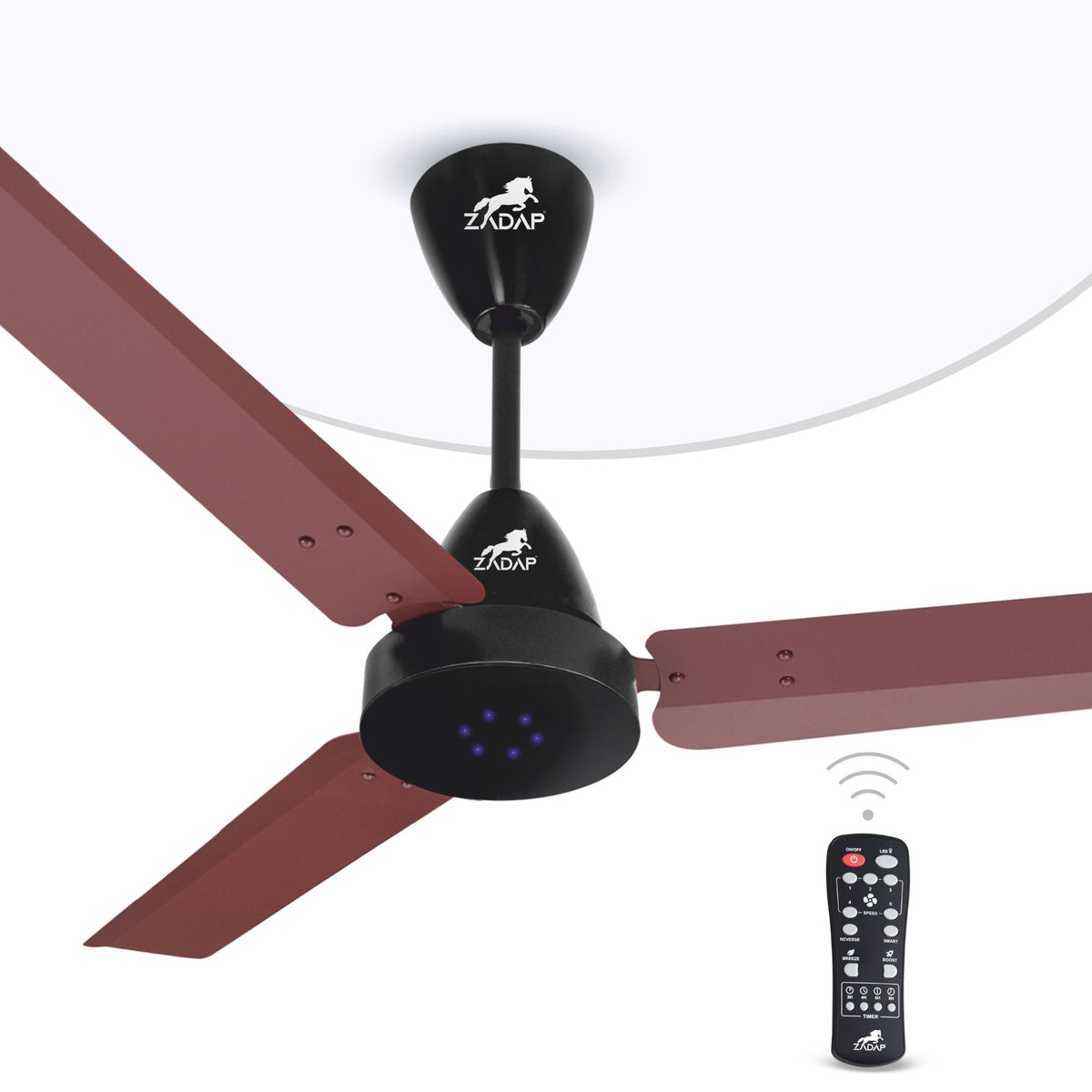 Zadap Strom BLDC Ceiling Fan with LED Lights | 28W Energy Saving | IR Remote | 900mm & 1200mm