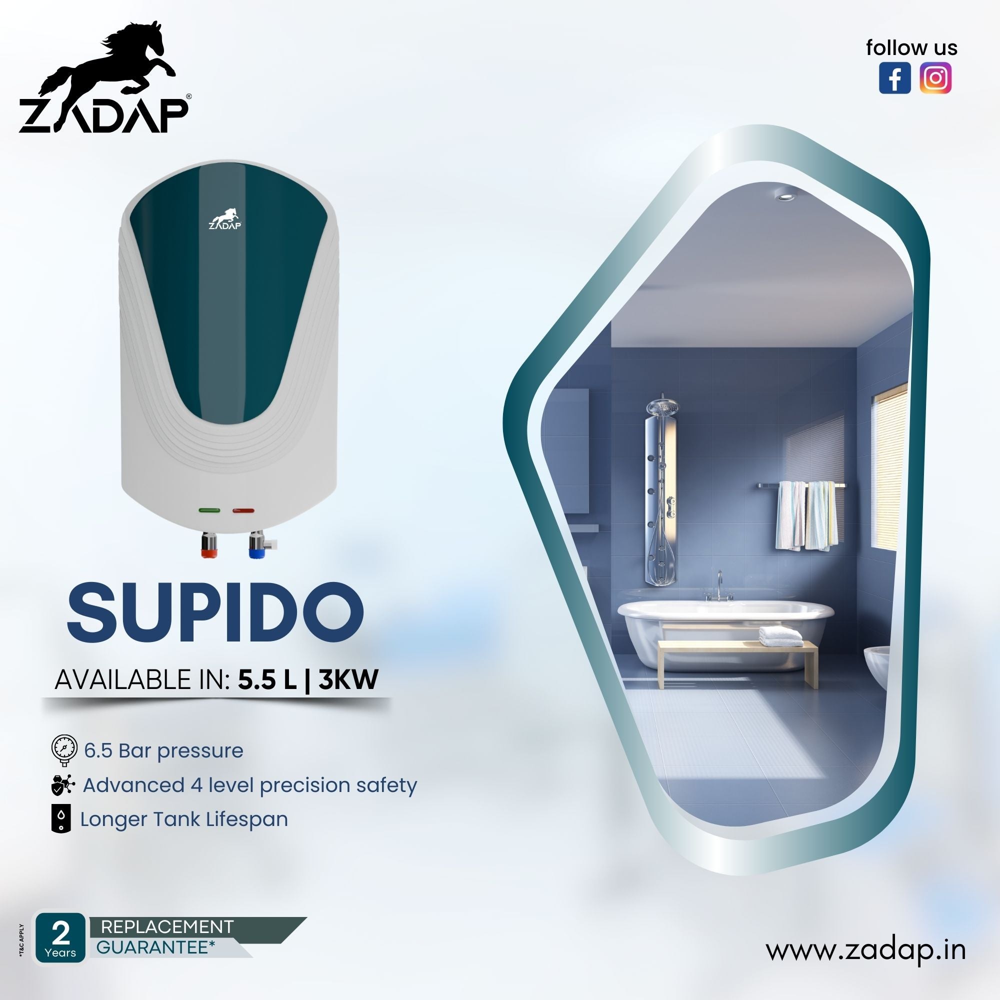Instant Water Heater - Supido(5.5L)