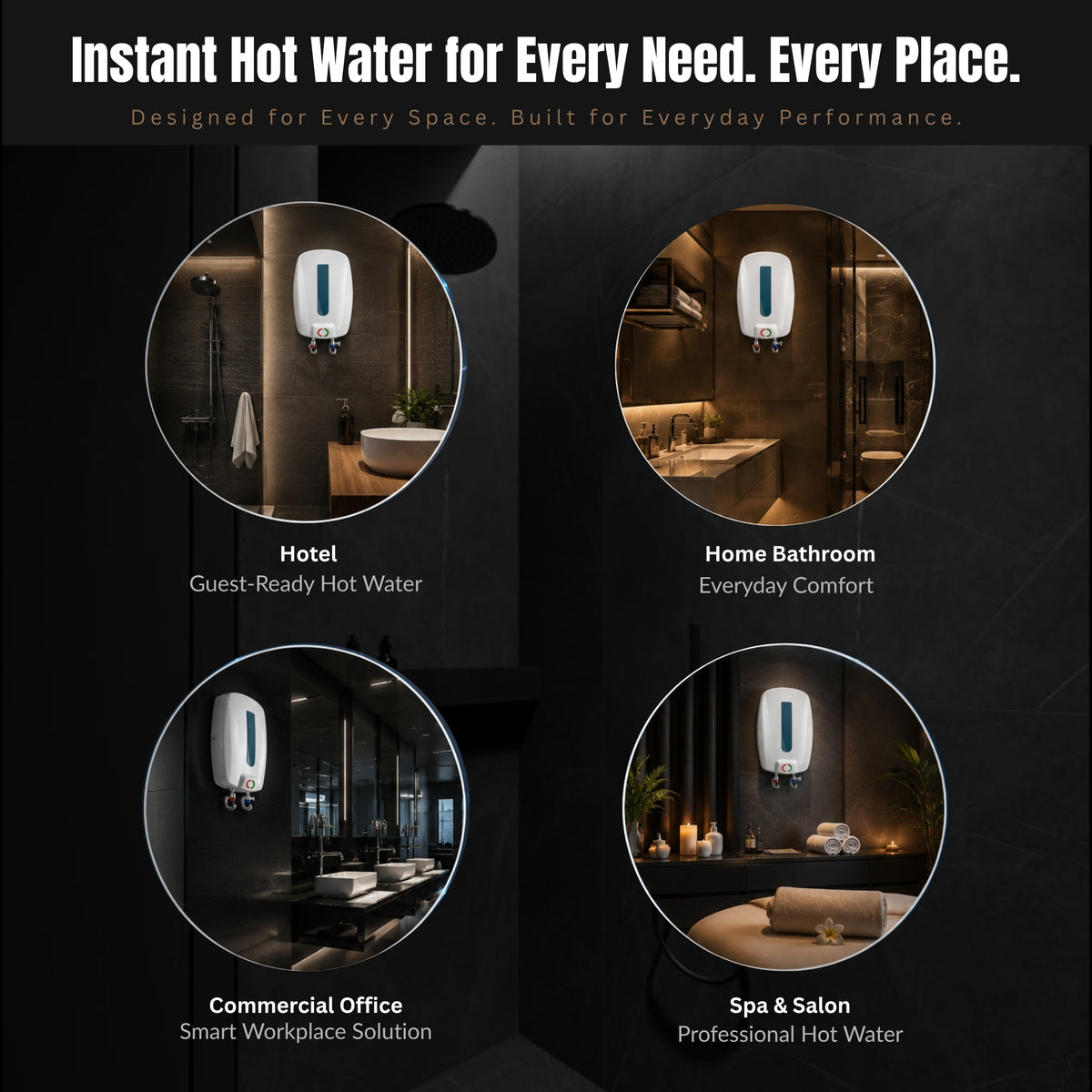 Zadap Supido Instant Water Heater 5.5L | 3000W Fast Heating Geyser