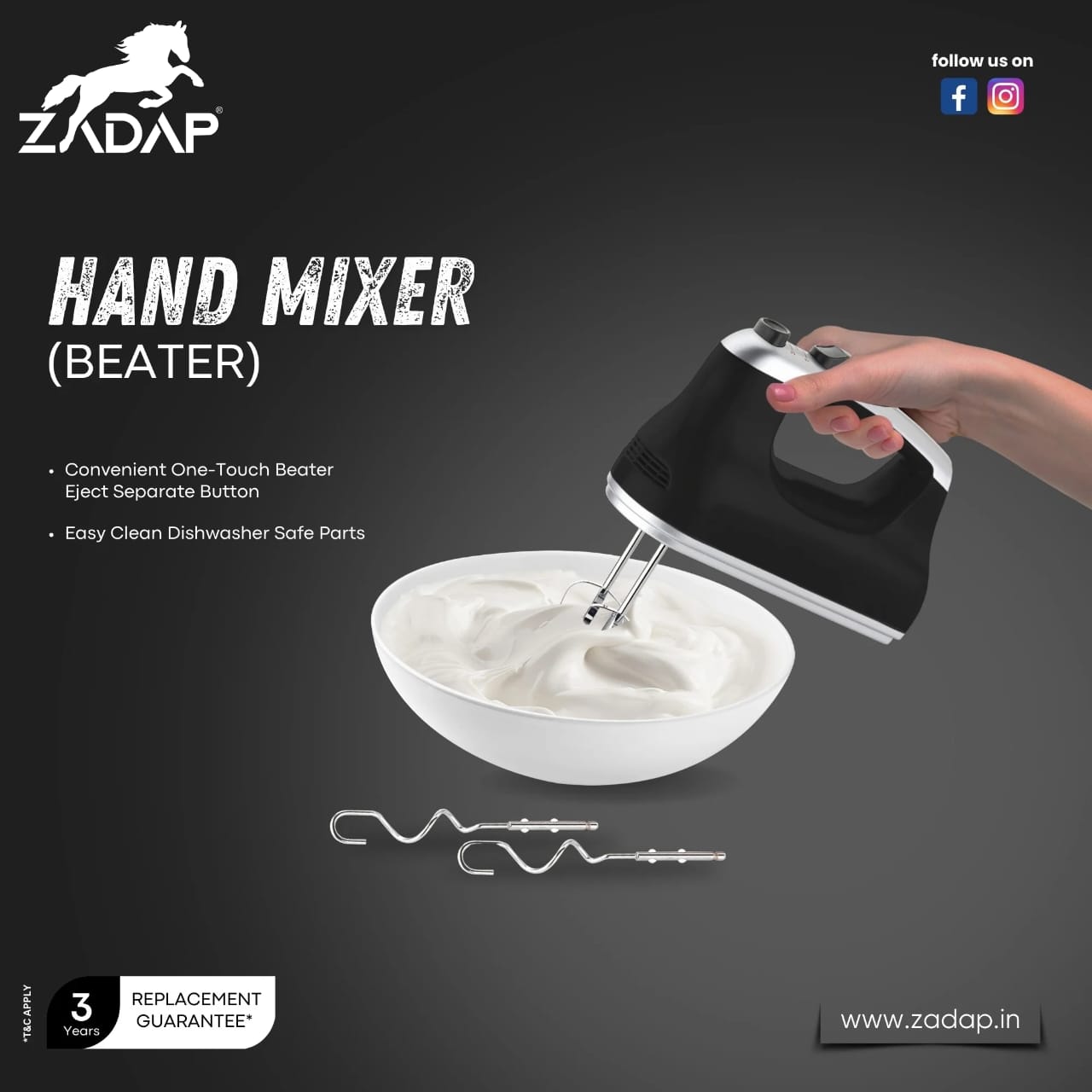 Hand Mixer (Beater) - RHM 151